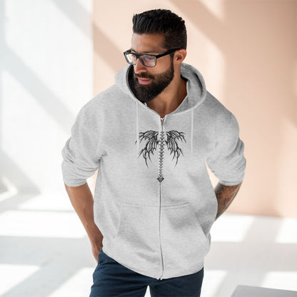 "SHADOW WINGS / ZIPPER HOODIE"