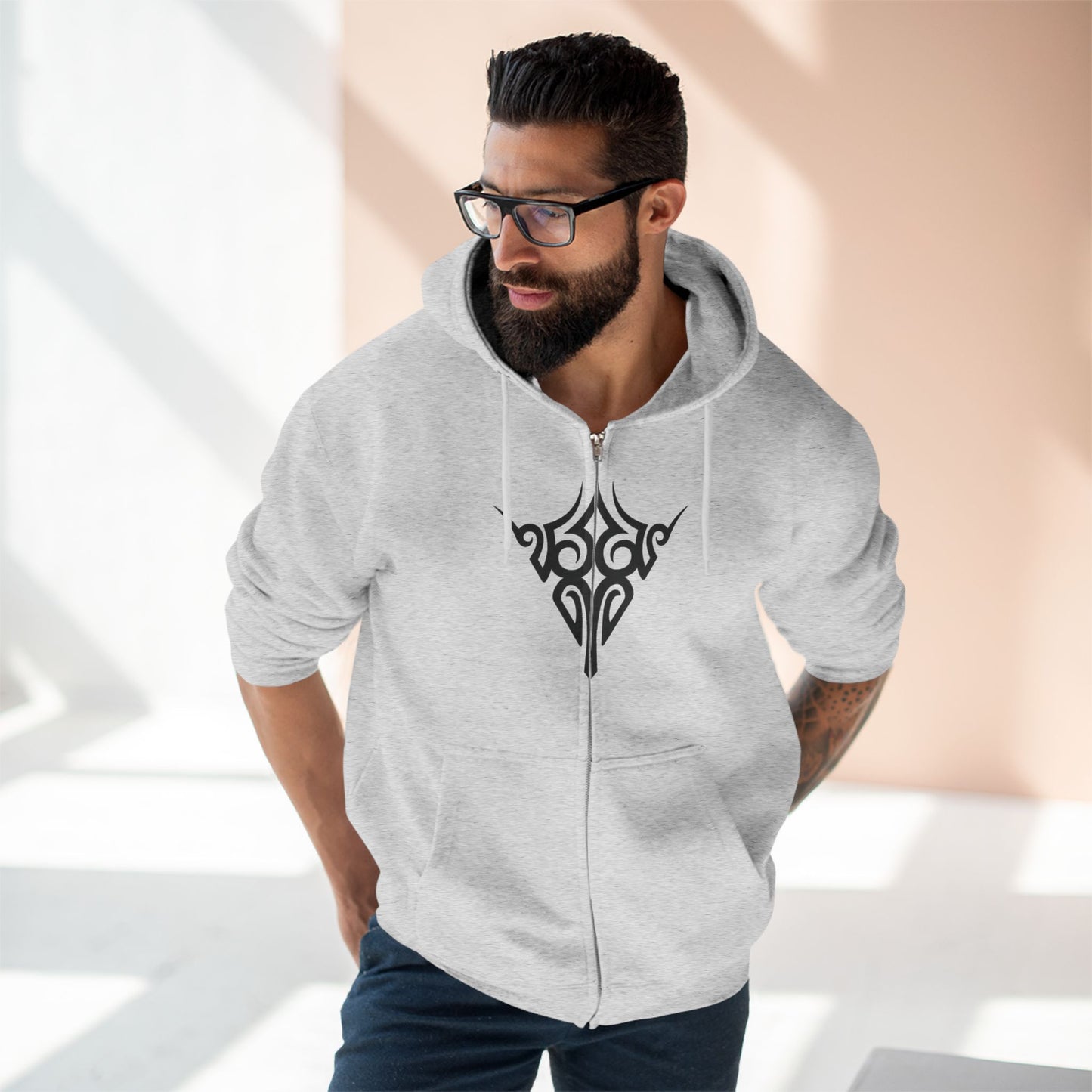 "BLOOD CREST / ZIPPER HOODIE"