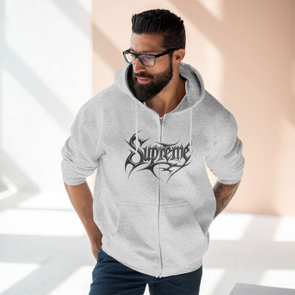 "SUPREME / ZIPPER HOODIE"
