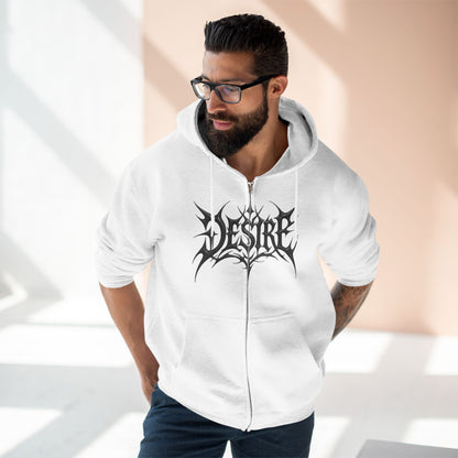 "DESIRE / ZIPPER HOODIE"