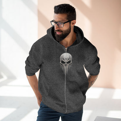 "VENOM SKULL / ZIPPER HOODIE"