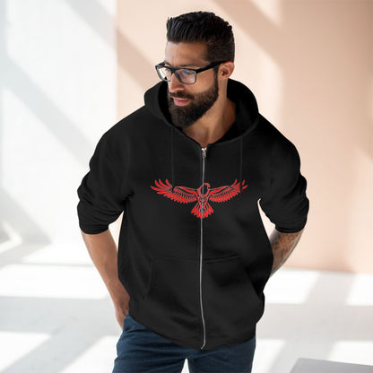 "RISE OF FALCON / ZIPPER HOODIE"