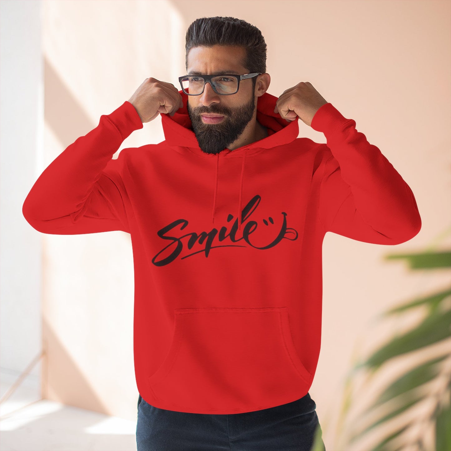 "SMILE / UNISEX HOODIE"