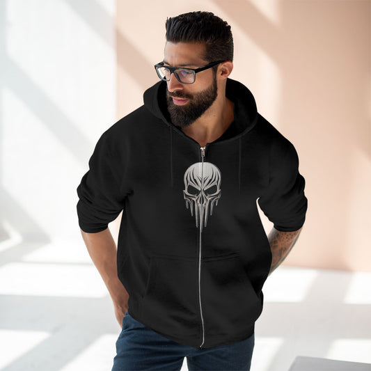 "VENOM SKULL / ZIPPER HOODIE"