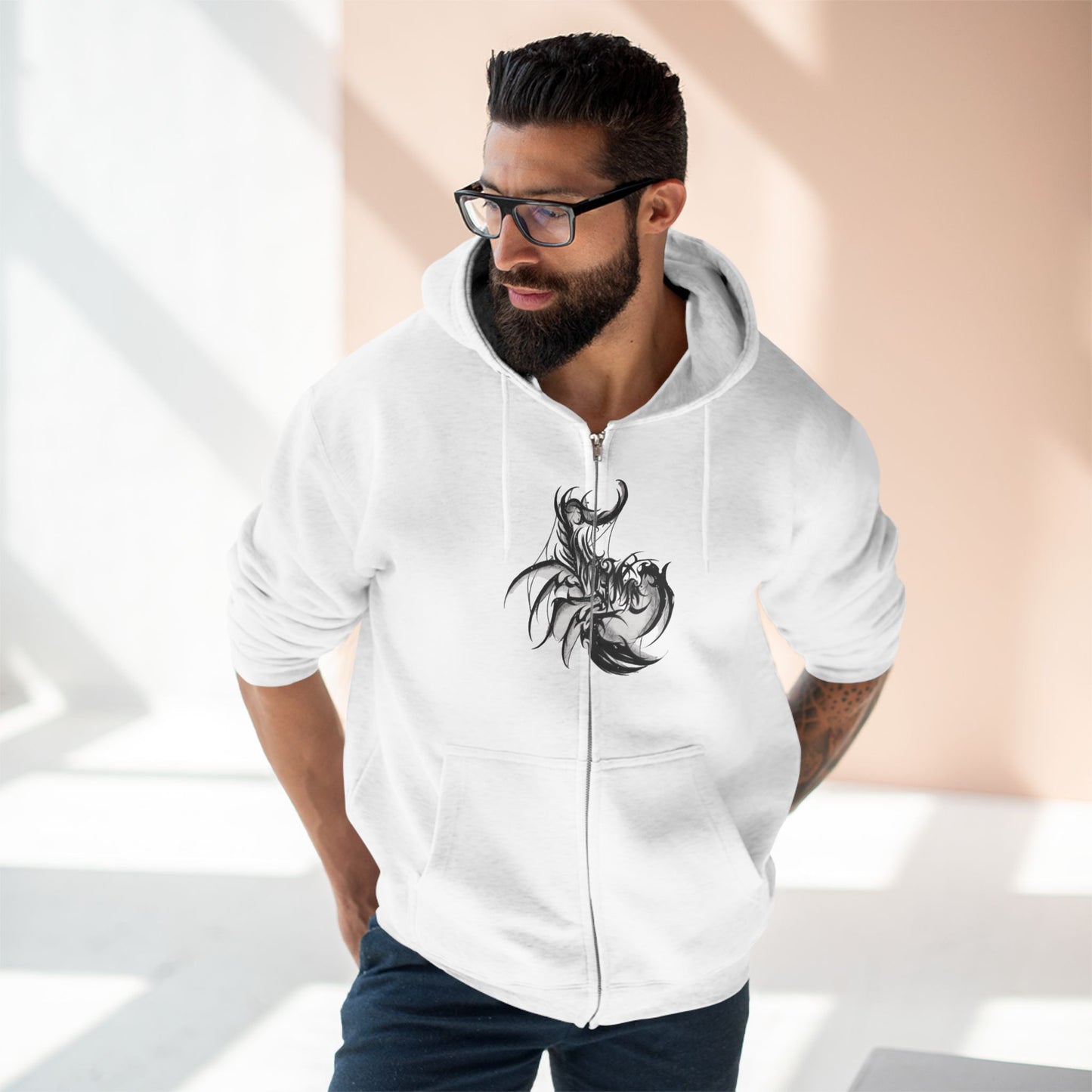 "SCARLET VENOM / ZIPPER HOODIE"