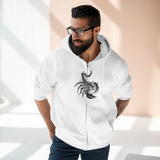 "SCARLET VENOM / ZIPPER HOODIE"