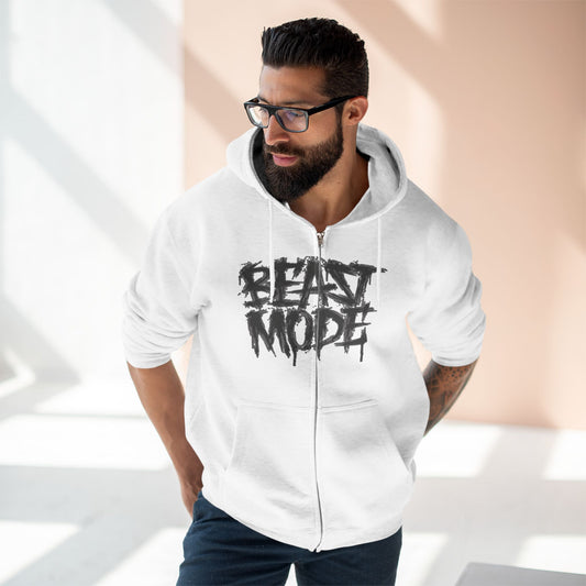 "BEAST MODE / ZIPPER HOODIE"
