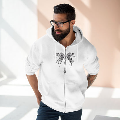 "WINGS OF THE FALLEN / ZIPPER HOODIE"