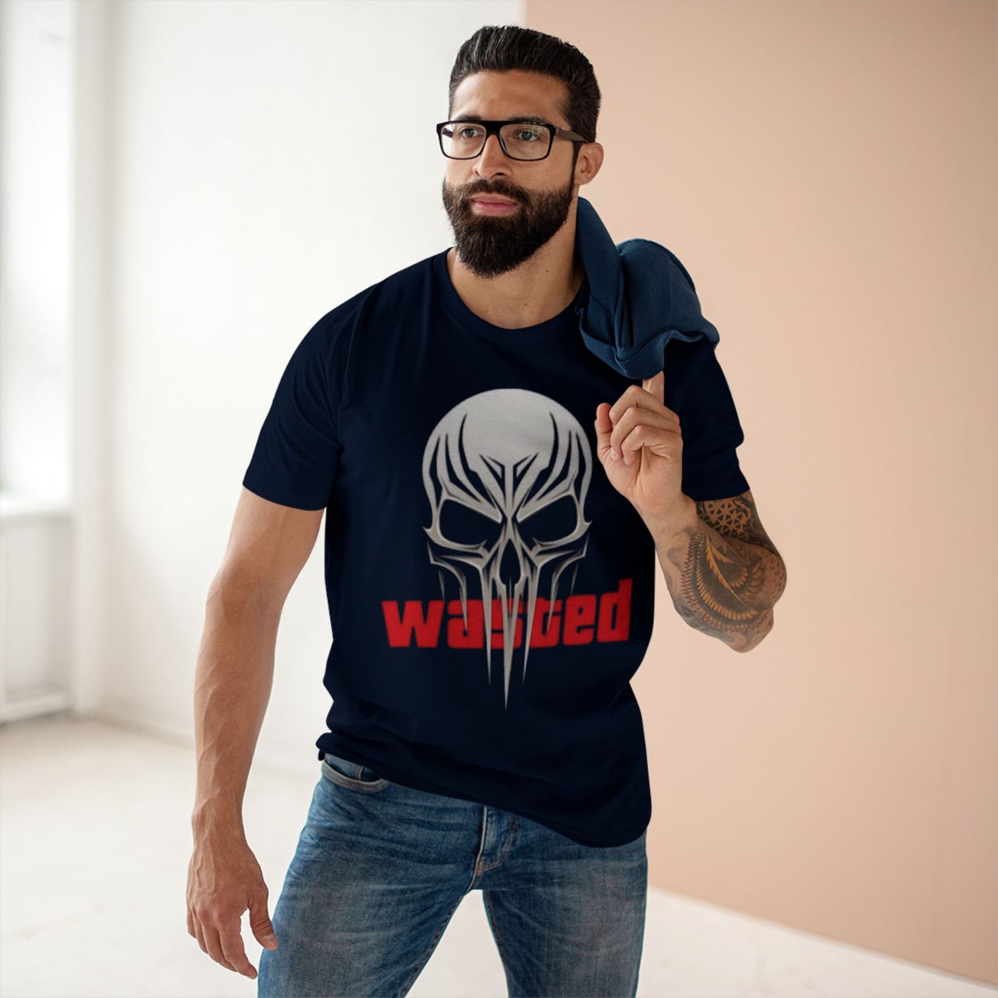 "WASTED / OVERSIZED T-SHIRT"