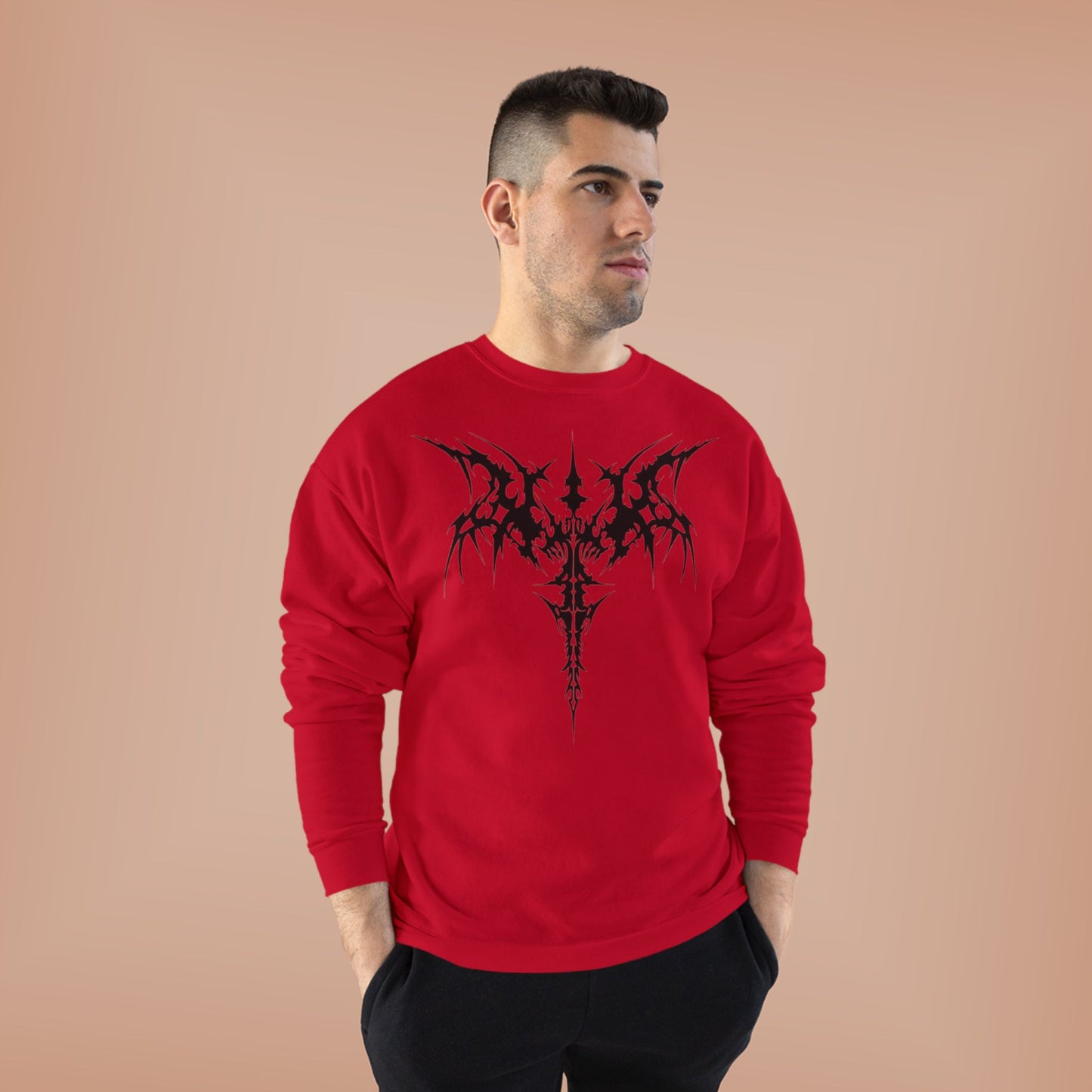 "CRIMSON / UNISEX SWEATSHIRT"