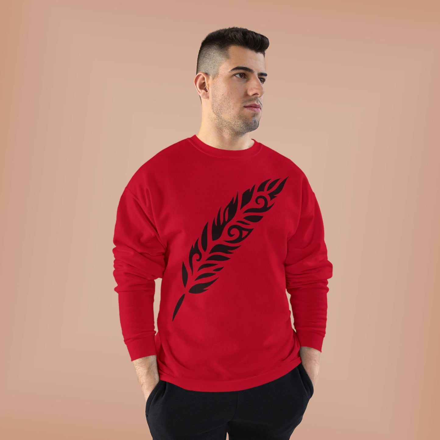 "TRIBAL FEATHER / UNISEX SWEATSHIRT"