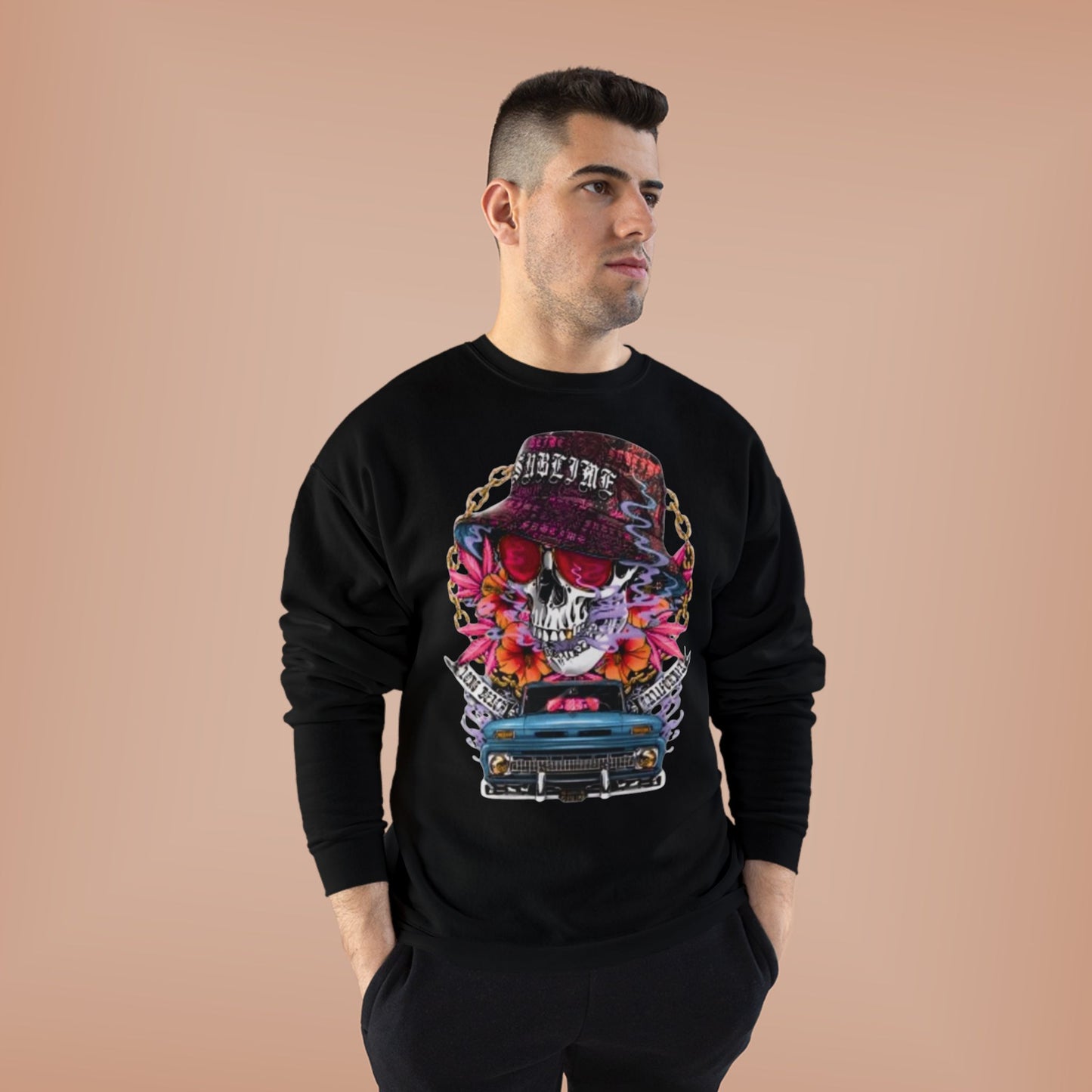 "GANGSTA SKULL / UNISEX SWEATSHIRT"