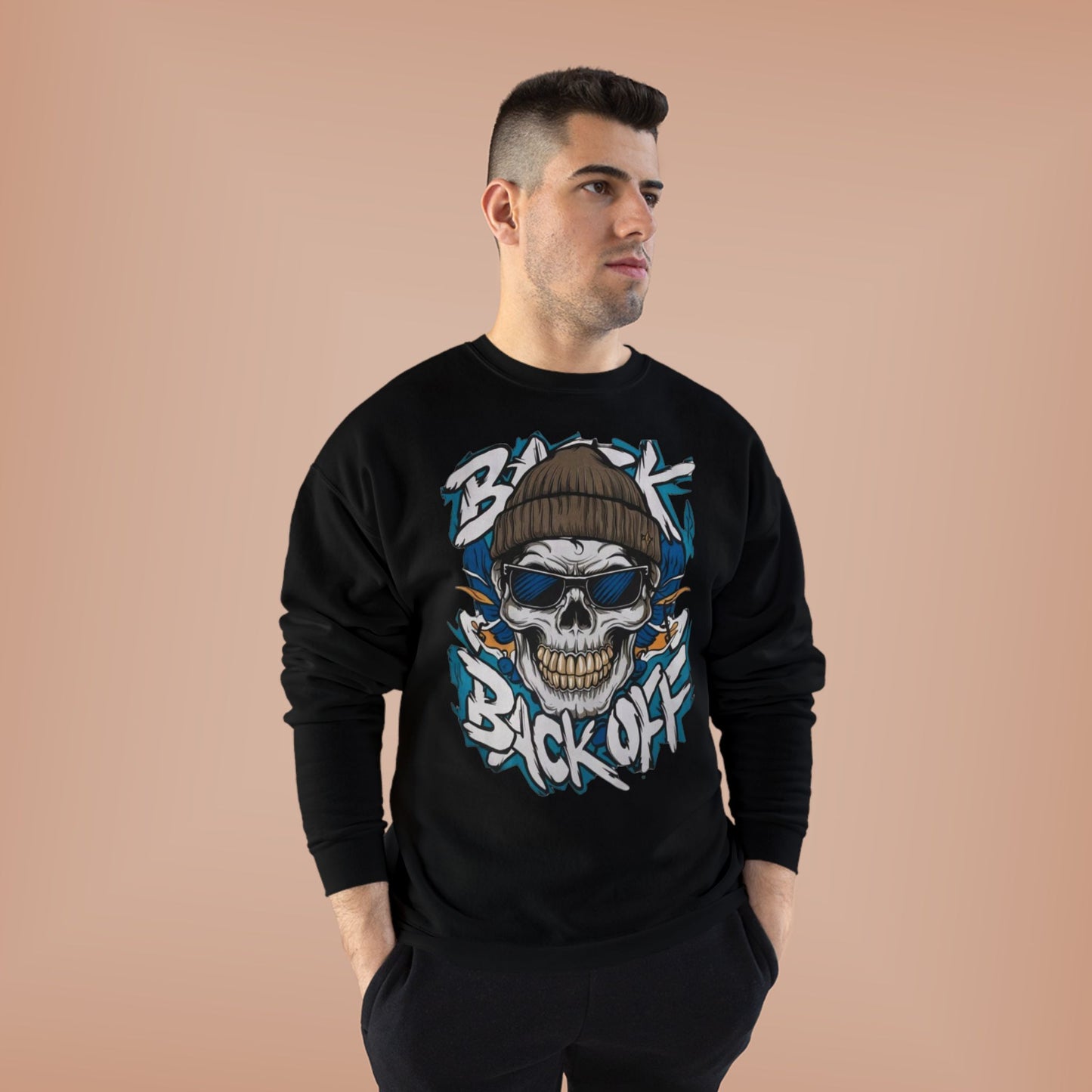 "BACK OFF / UNISEX SWEATSHIRT"