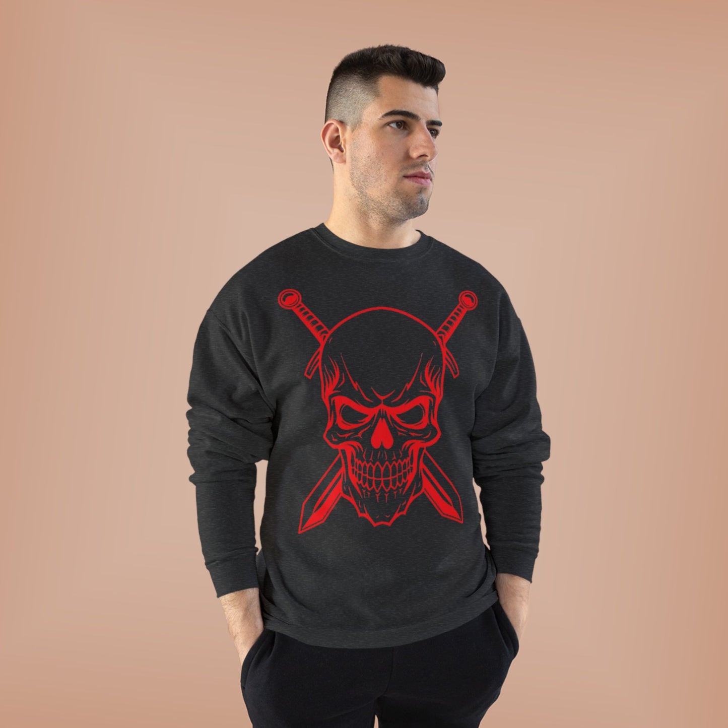 "WARRIOR SKULL / UNISEX SWEATSHIRT"