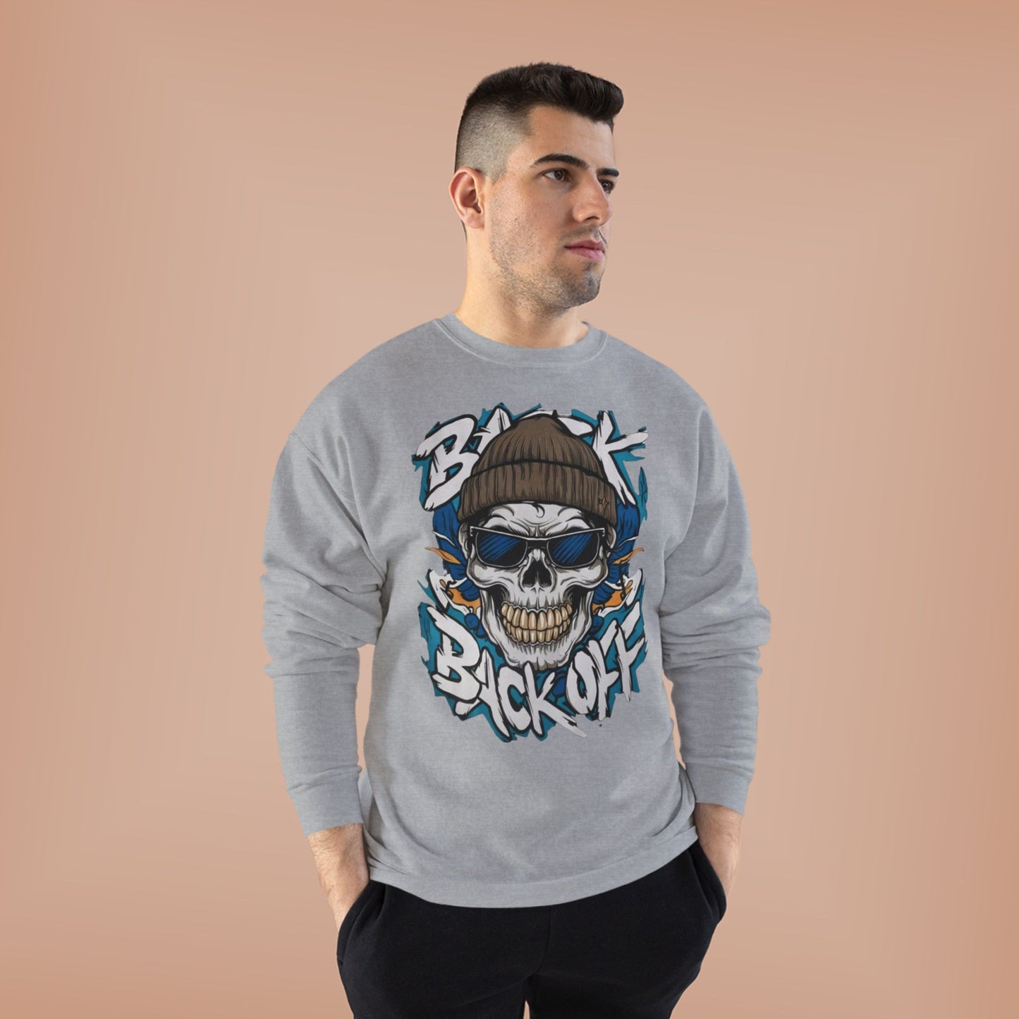 "BACK OFF / UNISEX SWEATSHIRT"