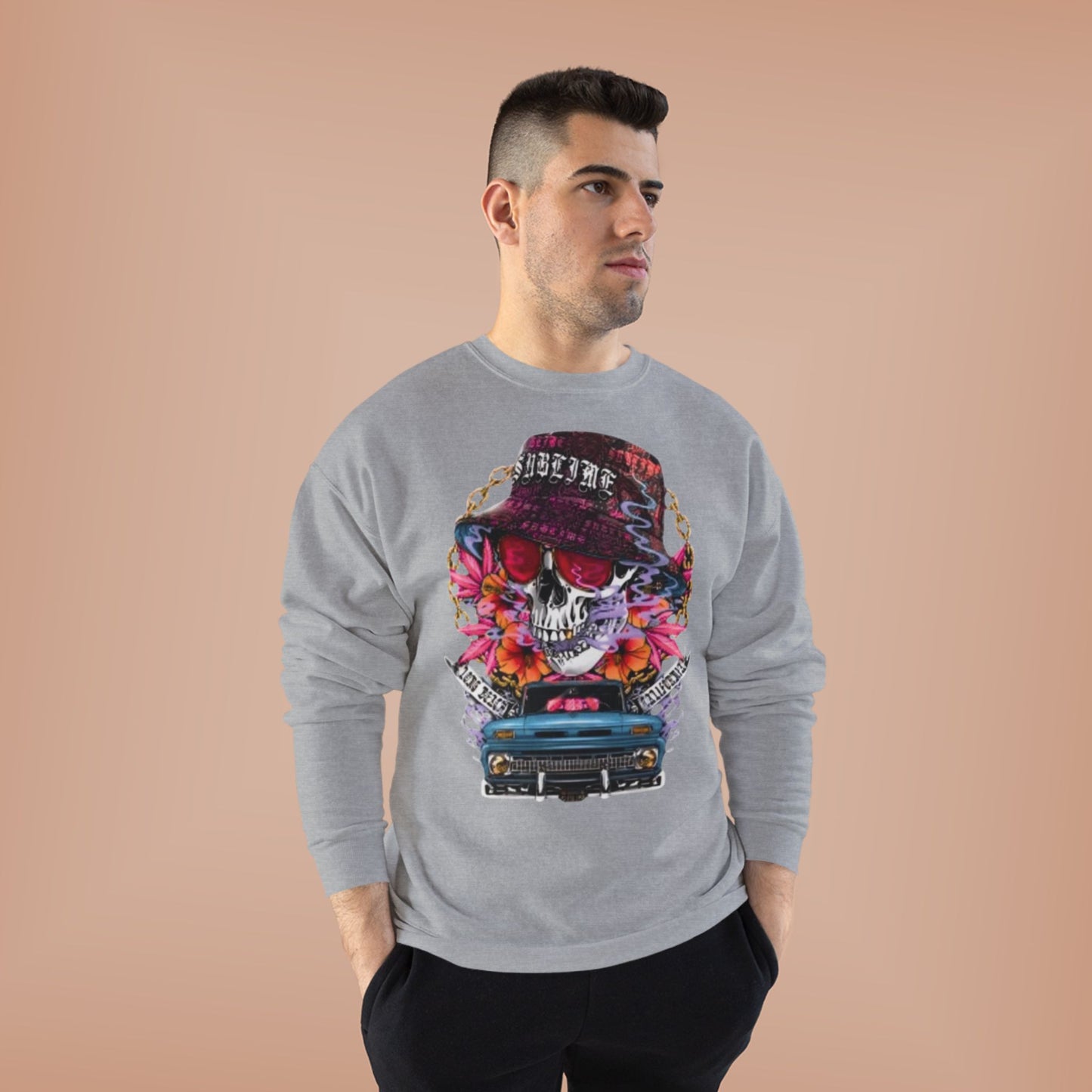 "GANGSTA SKULL / UNISEX SWEATSHIRT"