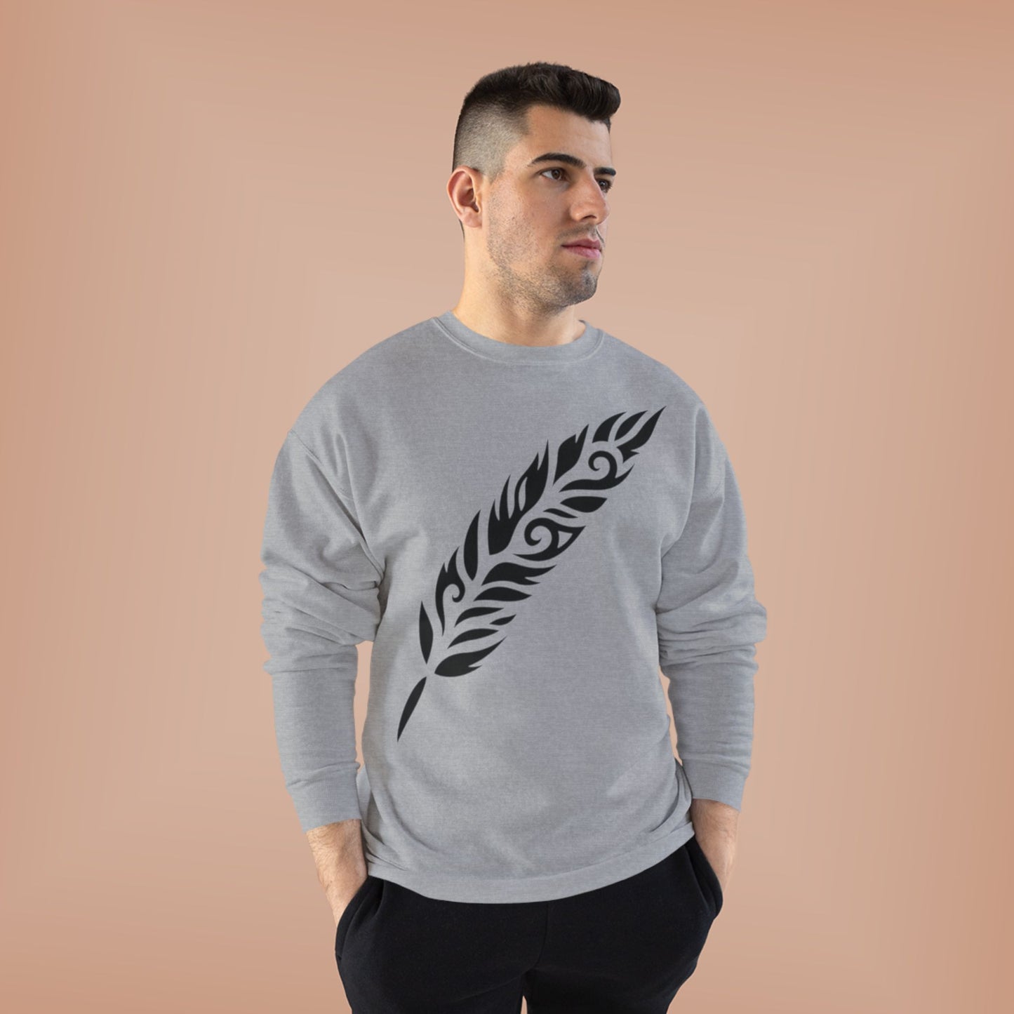 "TRIBAL FEATHER / UNISEX SWEATSHIRT"