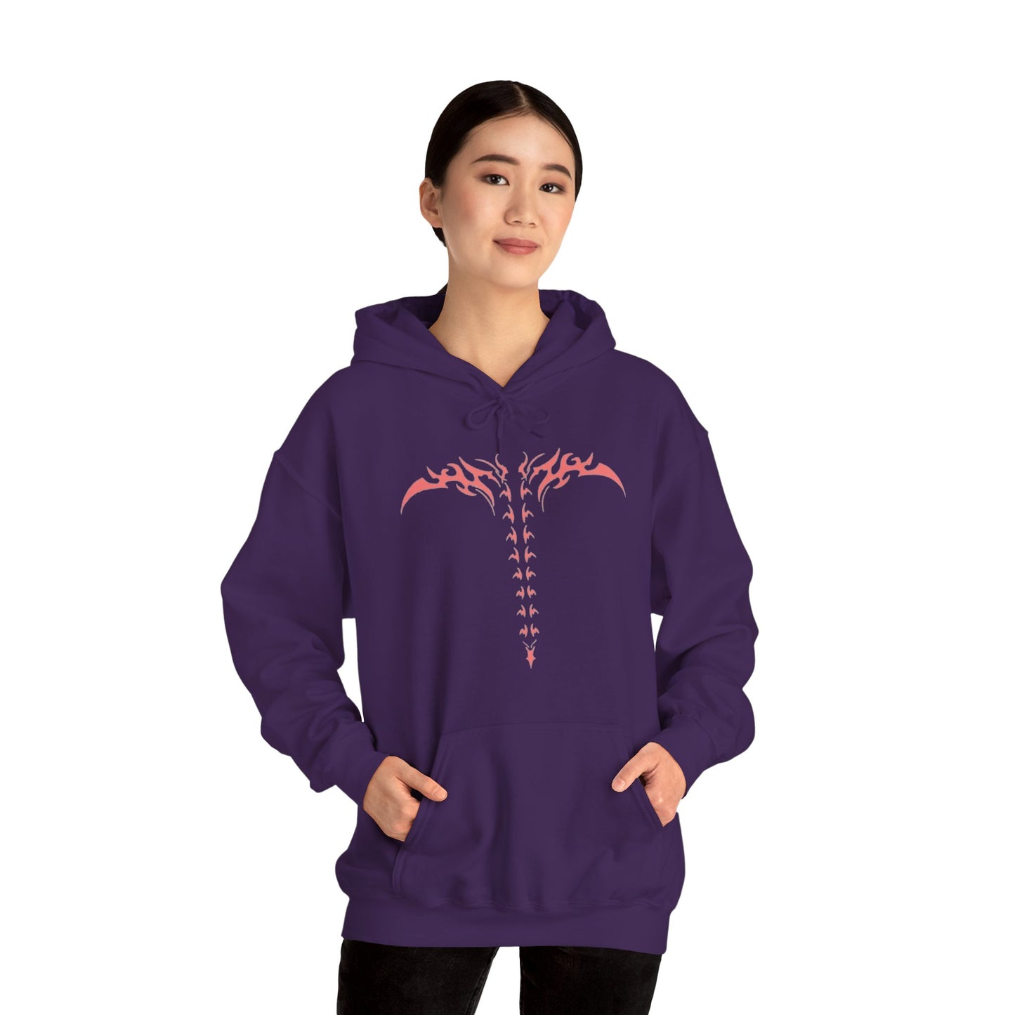 "TRIBAL SPINAL / UNISEX HOODIE"