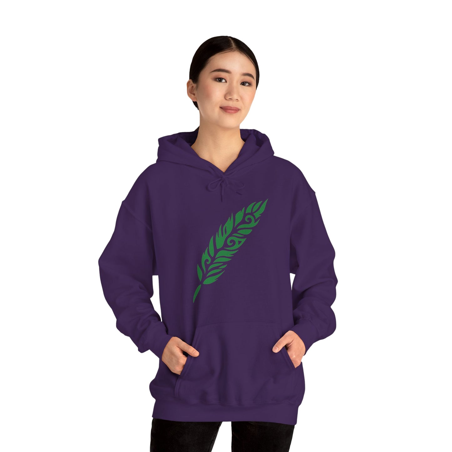 "TRIBAL FEATHER / UNISEX HOODIE"