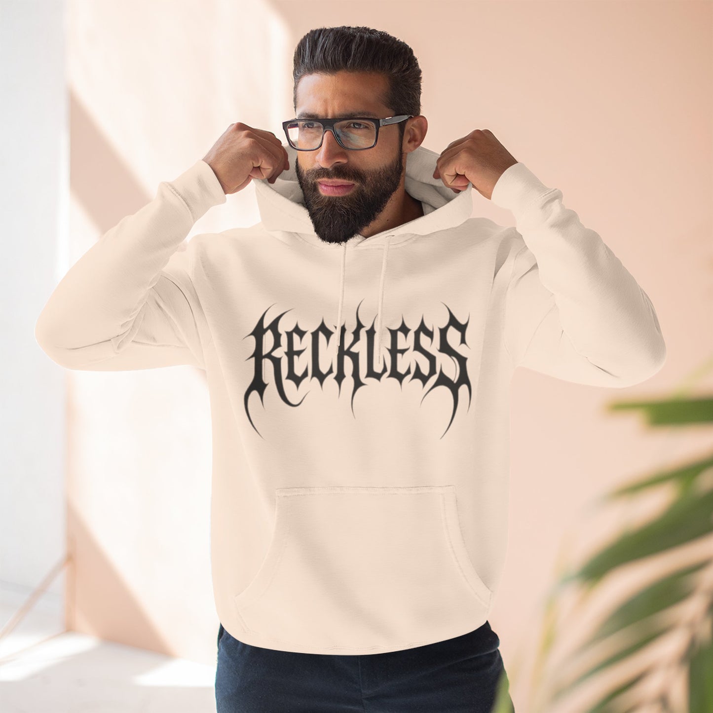 "RECKLESS / UNISEX HOODIE"