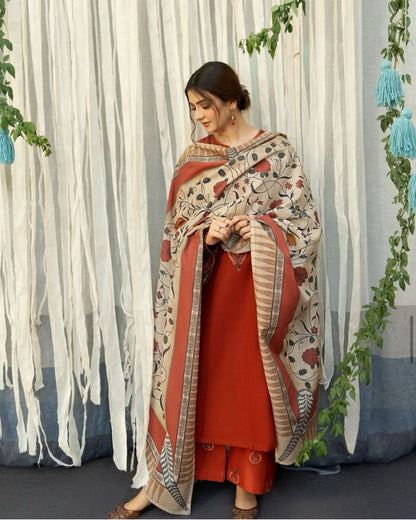 PREMIUM AISLING DHANAK 3PC EMBROIDERED SUIT