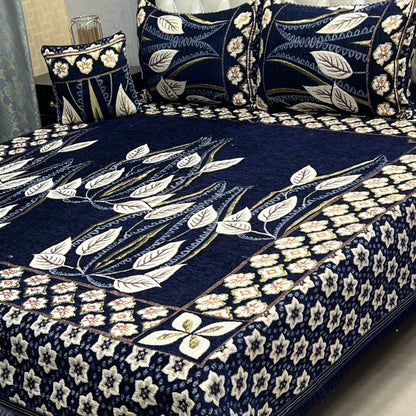 PREMIUM 4PC VELVET JAQUARD BEDSHEET