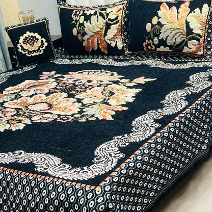 PREMIUM 4PC VELVET JAQUARD BEDSHEET