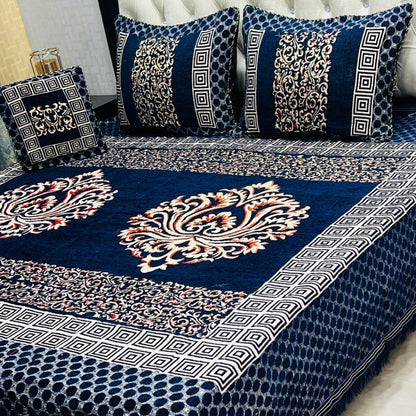 PREMIUM 4PC VELVET JAQUARD BEDSHEET