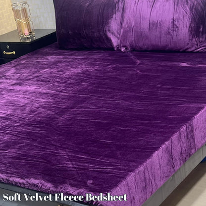 PREMIUM SOFT VELVET FLEECE BEDSHEET