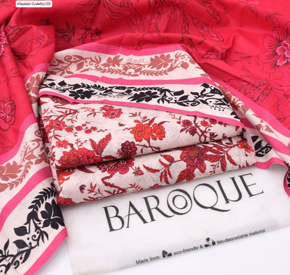 PREMIUM BAROQUE KHADDAR 3PC SUIT