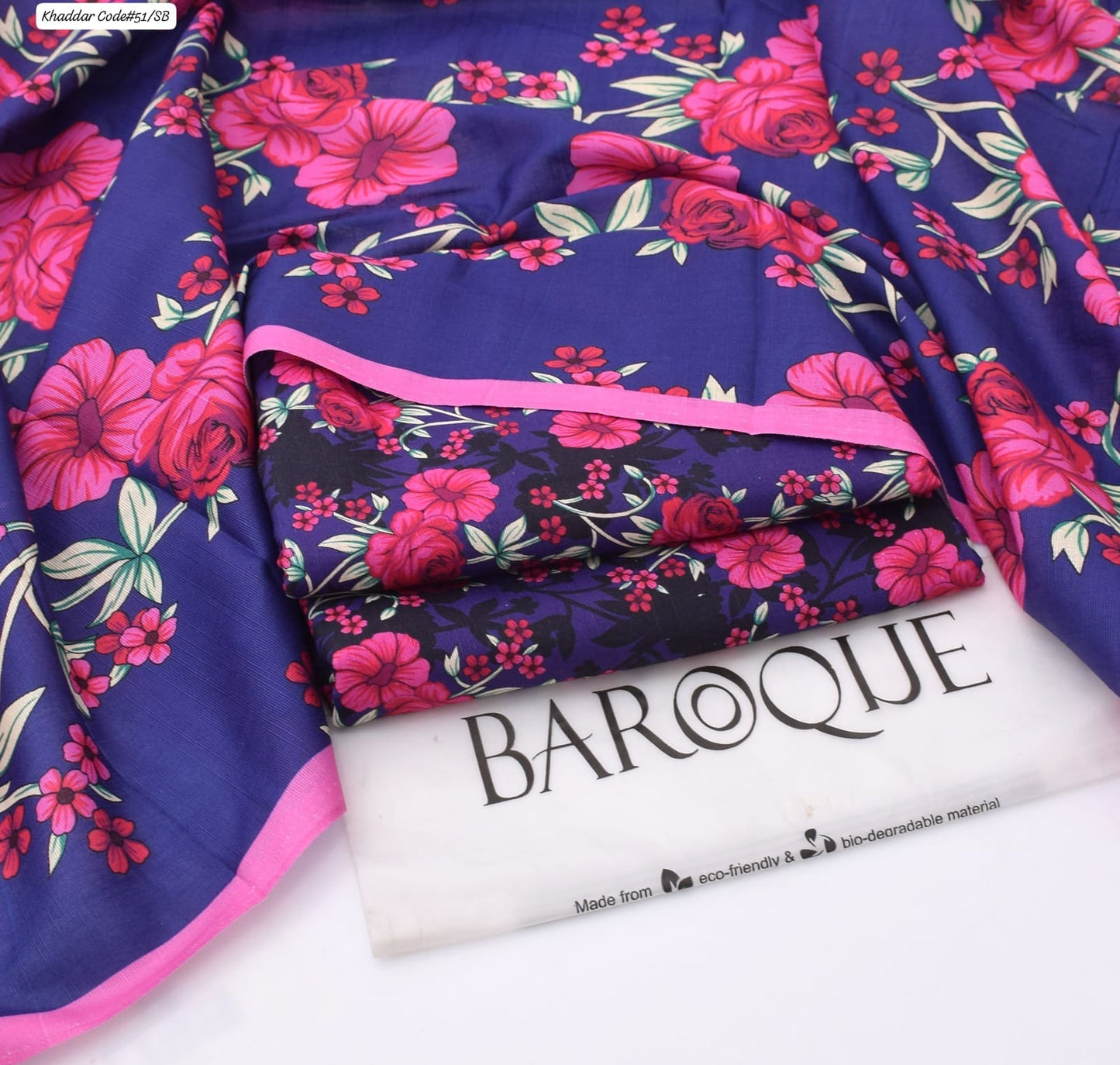 PREMIUM BAROQUE KHADDAR 3PC SUIT