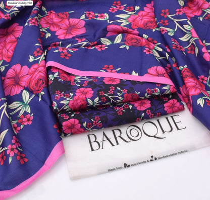 PREMIUM BAROQUE KHADDAR 3PC SUIT
