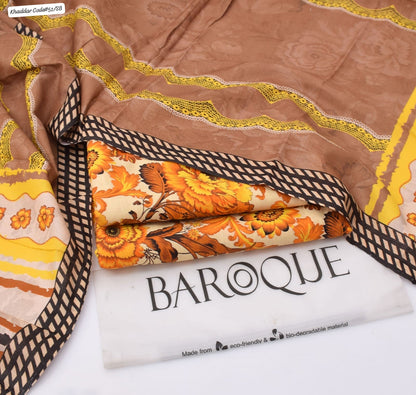 PREMIUM BAROQUE KHADDAR 3PC SUIT