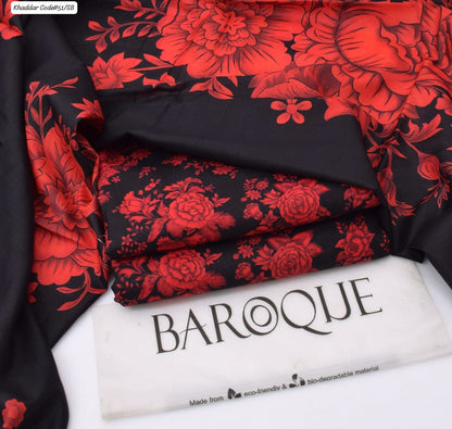 PREMIUM BAROQUE KHADDAR 3PC SUIT
