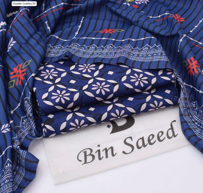 PREMIUM BIN SAEED KHADDAR 3PC SUIT