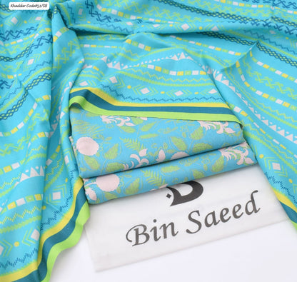 PREMIUM BIN SAEED KHADDAR 3PC SUIT