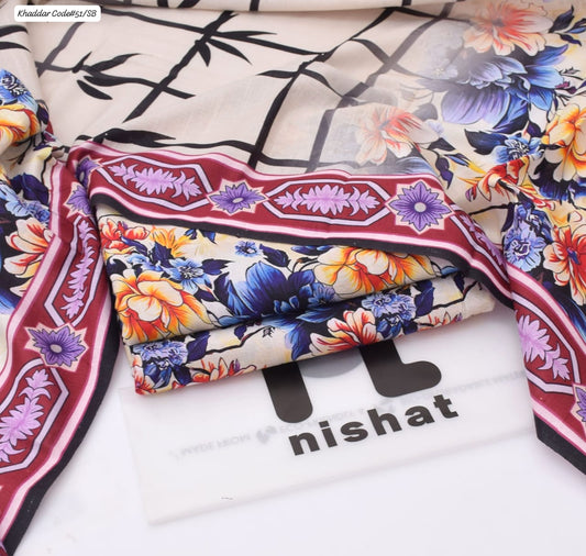 PREMIUM BAROQUE KHADDAR 3PC SUIT