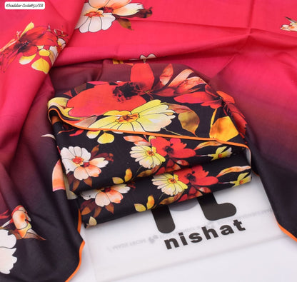 PREMIUM NISHAT KHADDAR 3PC SUIT