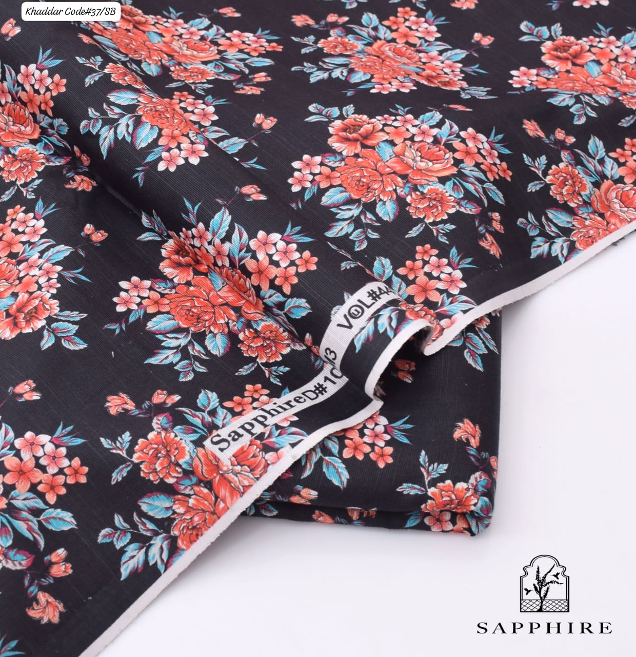 SAPPHIRE | UNSTITCHED 2 PIECE KHADDAR PRINTED SUIT