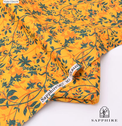 SAPPHIRE | UNSTITCHED 2 PIECE KHADDAR PRINTED SUIT