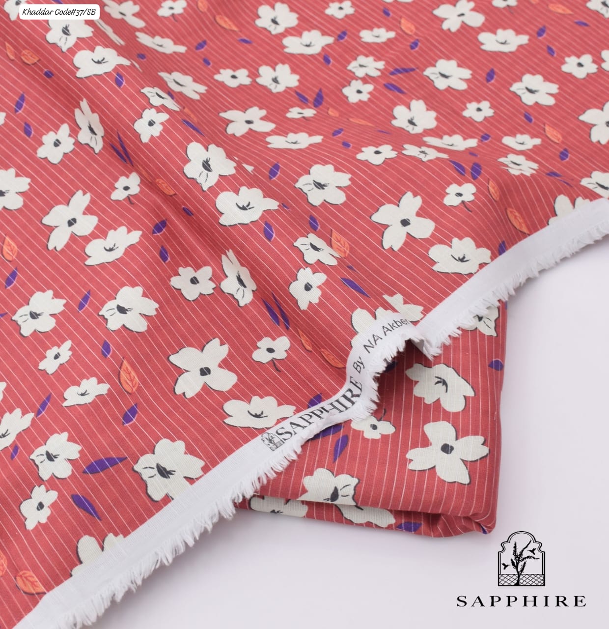 SAPPHIRE | UNSTITCHED 2 PIECE KHADDAR PRINTED SUIT