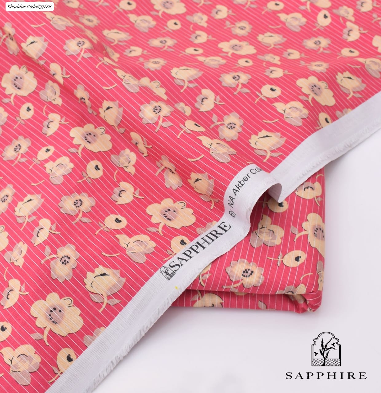 SAPPHIRE | UNSTITCHED 2 PIECE KHADDAR PRINTED SUIT