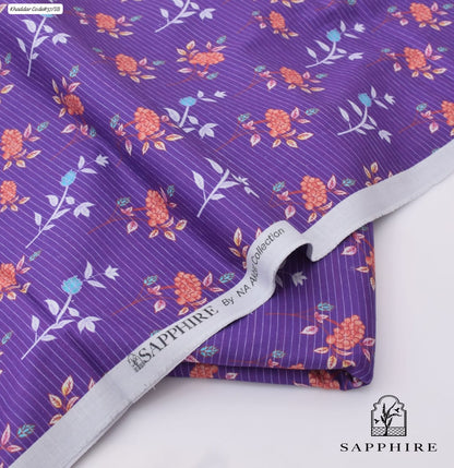 SAPPHIRE | UNSTITCHED 2 PIECE KHADDAR PRINTED SUIT