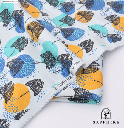 SAPPHIRE | UNSTITCHED 2 PIECE KHADDAR PRINTED SUIT