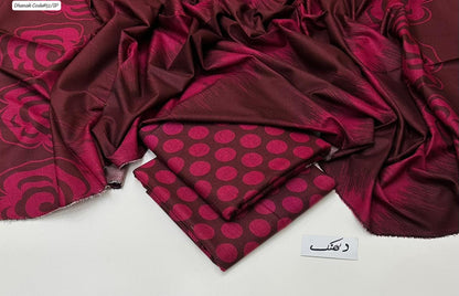 DHANAK | 3 PIECE DIGITAL PRINT UNSTITCHED WINTER SUIT