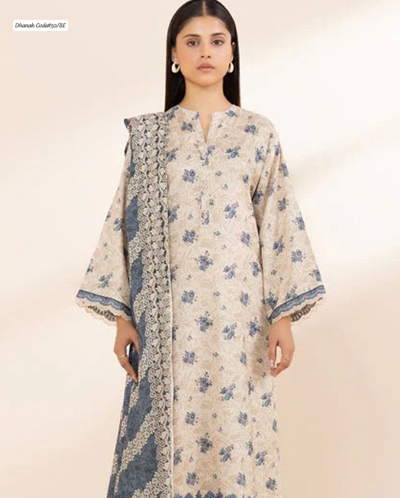 DHANAK | 3 PIECE DIGITAL PRINT UNSTITCHED WINTER SUIT