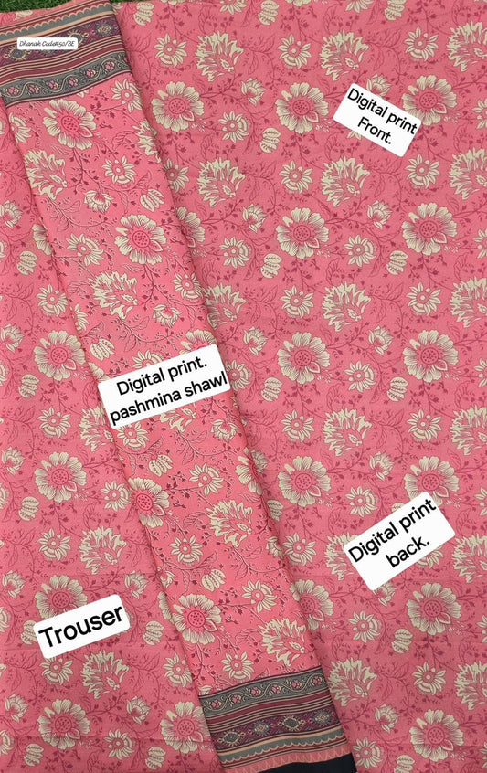 DHANAK | 3 PIECE DIGITAL PRINT UNSTITCHED WINTER SUIT