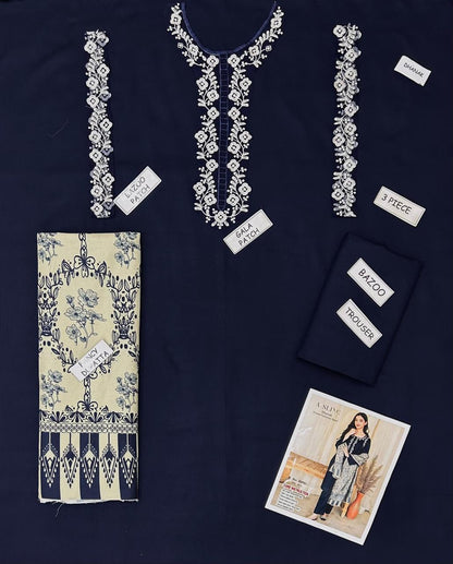 PREMIUM AISLING DHANAK 3PC DIGITAL PRINT SUIT