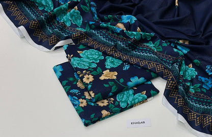 PREMIUM KHADDAR 3 PIECEC SUIT