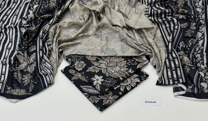 PREMIUM KHADDAR 3 PIECEC SUIT